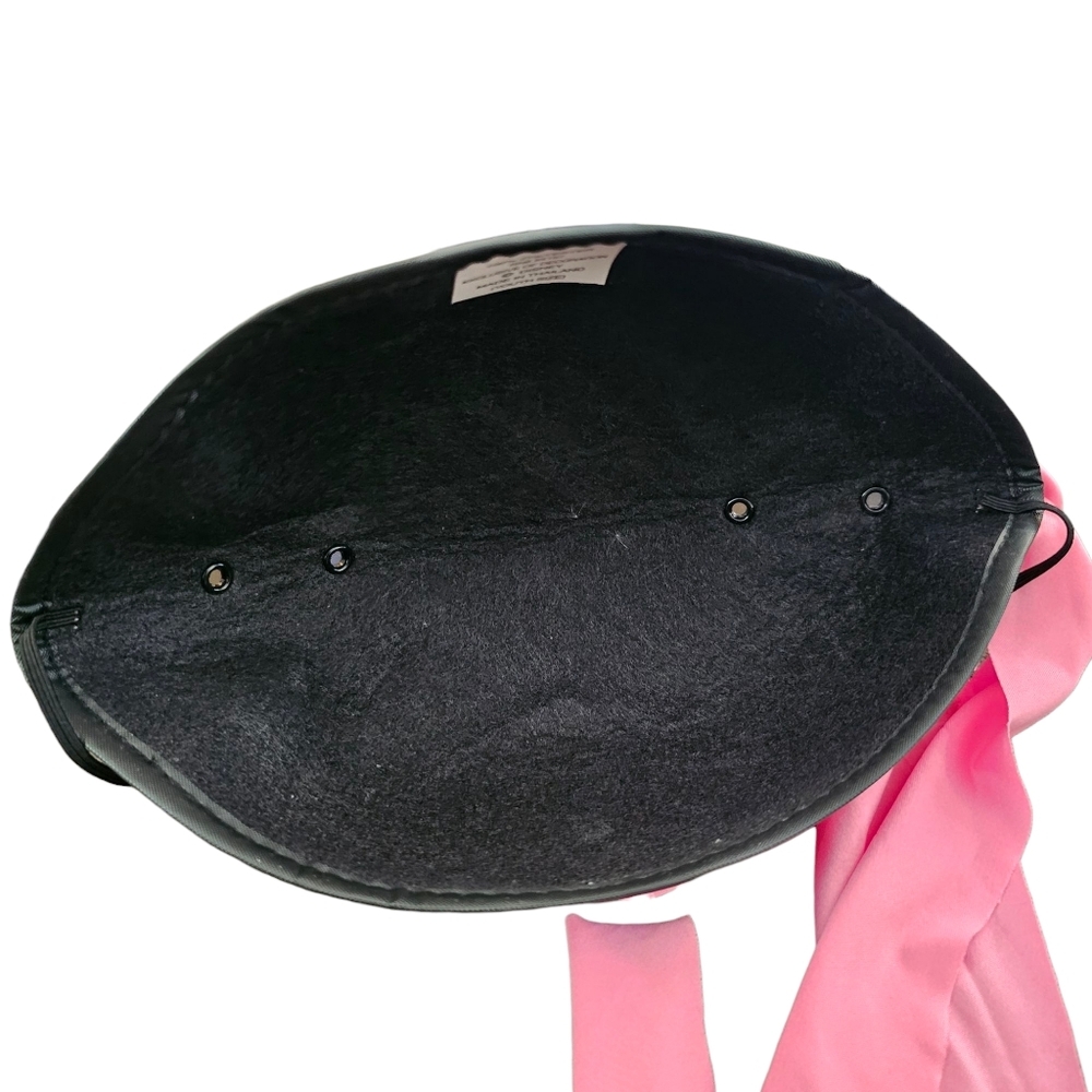 Pink and Black Kids Pirate Hat with Ears - Picture 7 of 7
